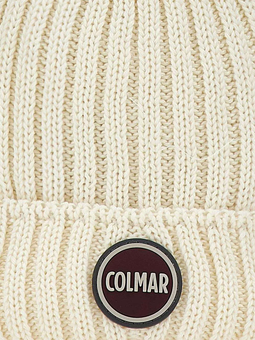 Colmar ribbed-knit beanie hat Beige