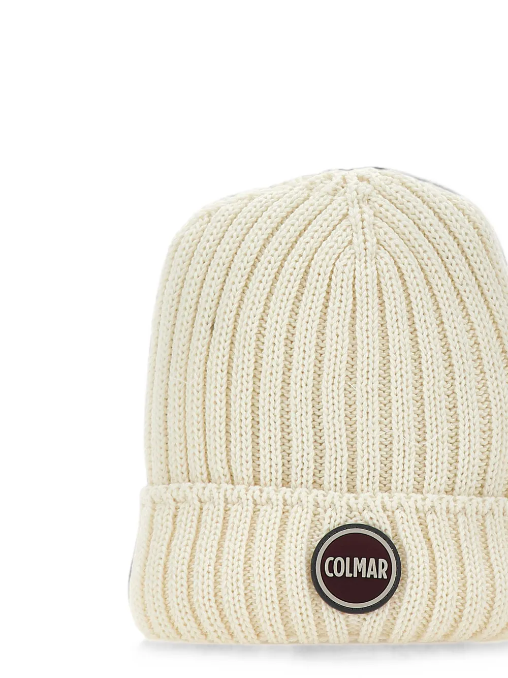 Colmar ribbed-knit beanie hat Beige