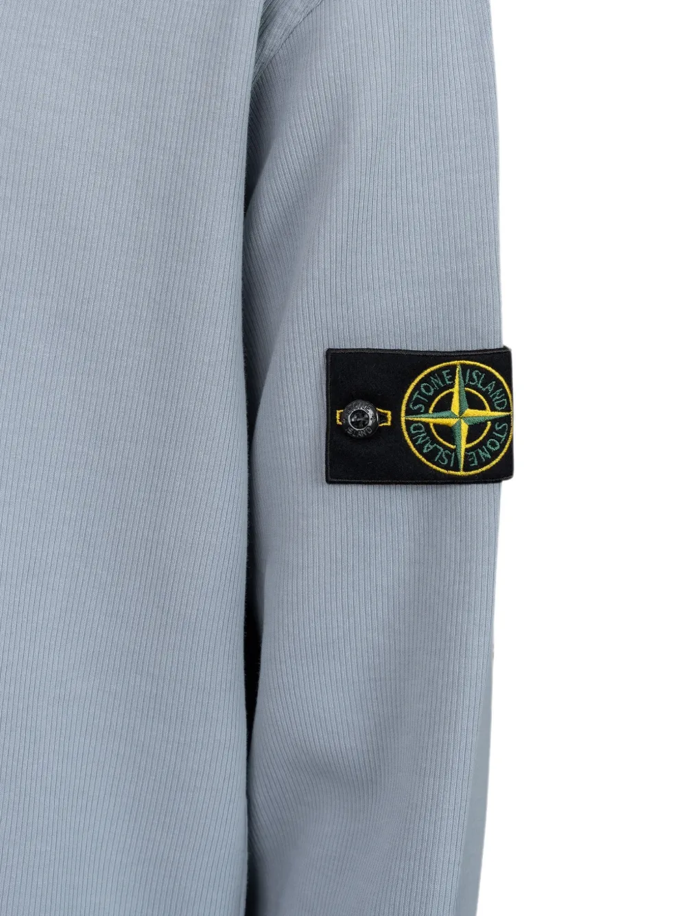 Stone Island logo-patch sweatshirt Blauw
