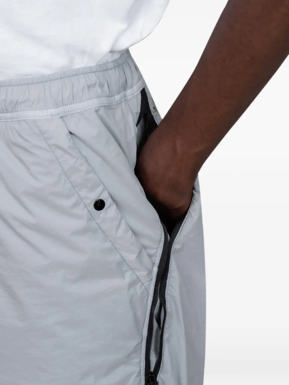 Stone Island Trainingsbroek met logopatch Grijs