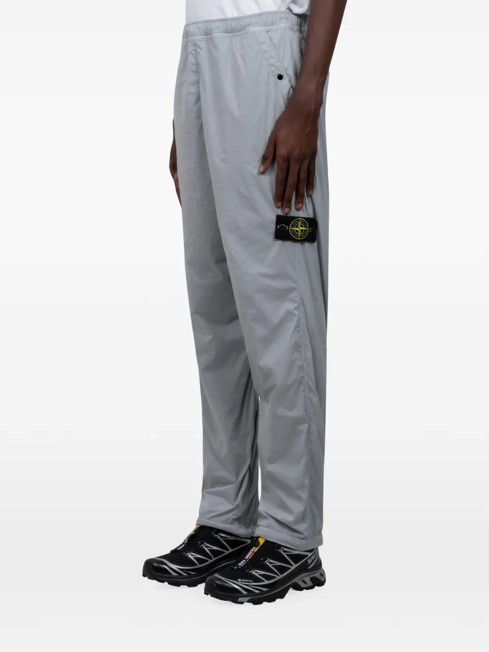 Stone Island Trainingsbroek met logopatch Grijs