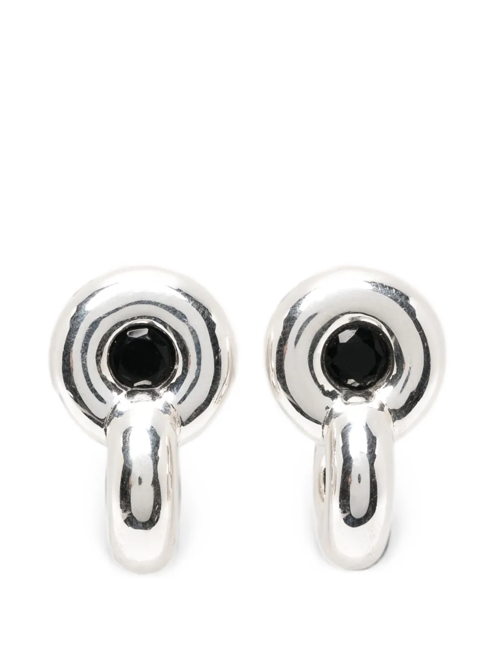 Uncommon Matters Infinity Ohrringe mit Kristallen - Silber