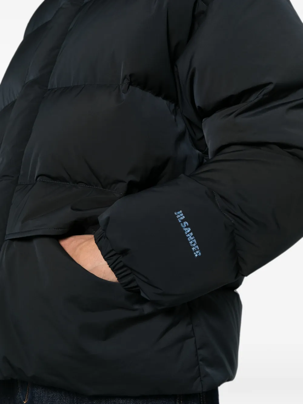 Jil Sander Gewatteerd jack Blauw
