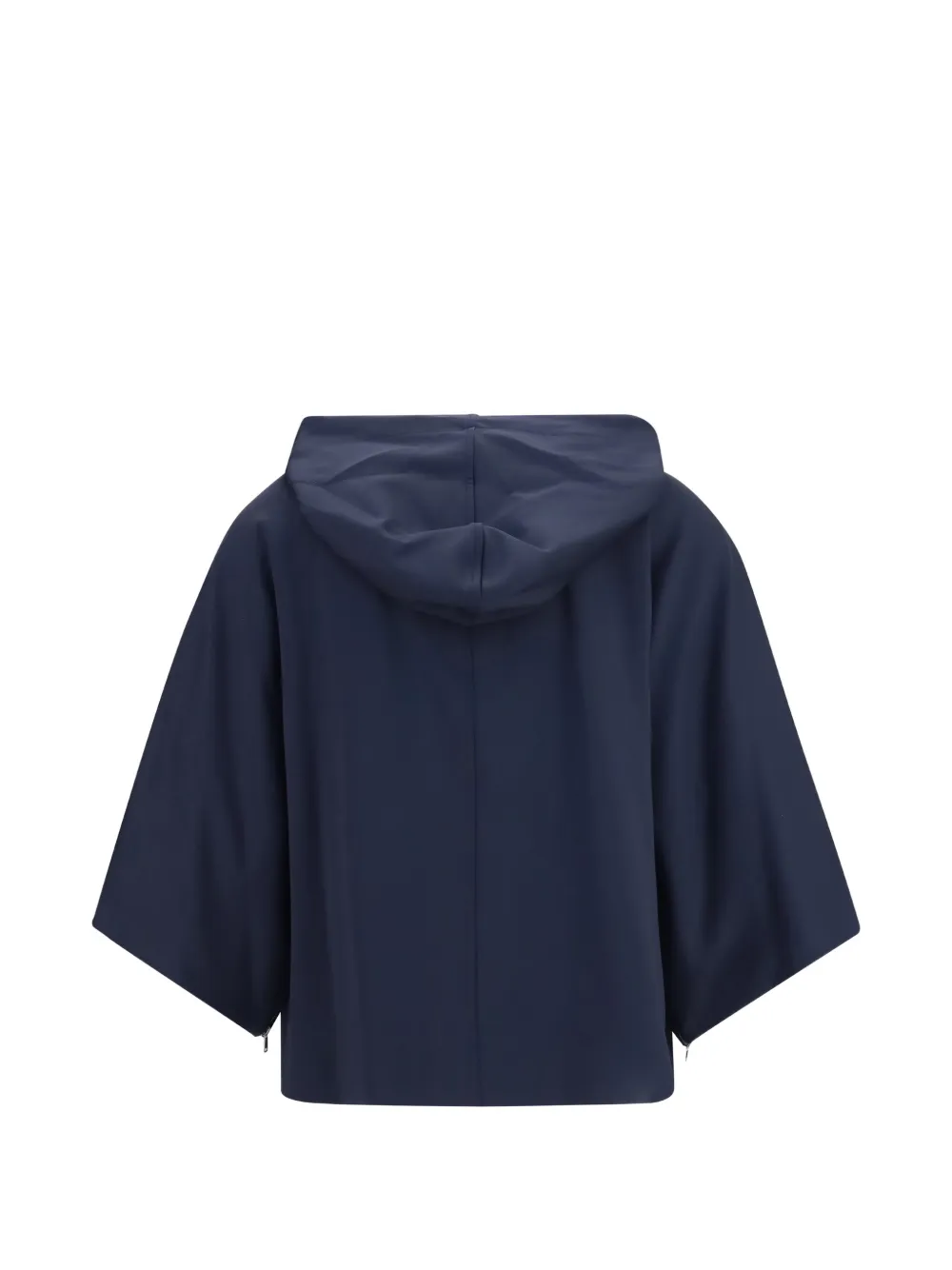Max Mara Hoodie met flared mouwen en rits Blauw