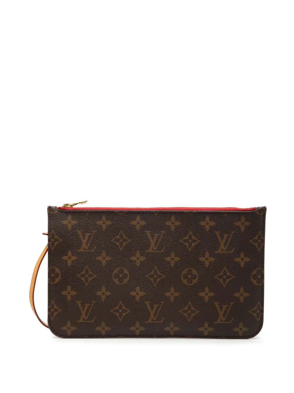 Louis Vuitton Pre-Owned 2016 Monogram Neverfull MM Pouch clutch bag - Brown