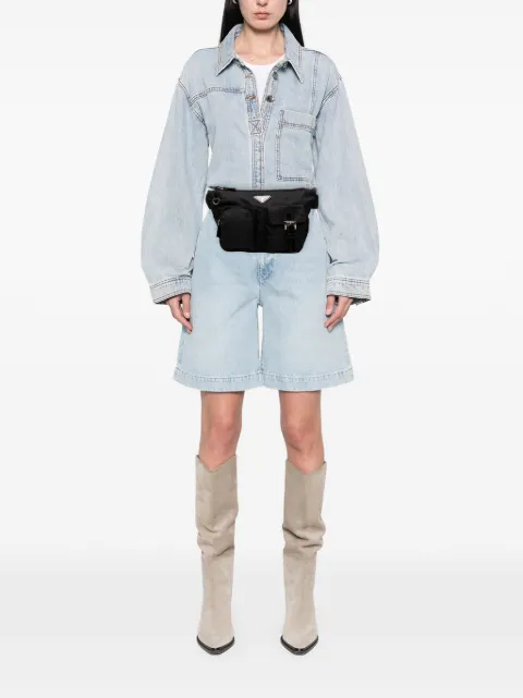 Prada Pre-Owned 2013-2026 Tessuto Multi Pocket belt bag