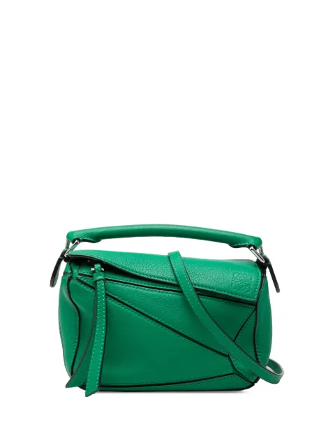 Loewe Pre-Owned 2021 Mini Calfskin Puzzle satchel