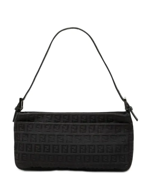 Fendi Pre-Owned 2000-2010 Zucchino Pochette Schultertasche aus Canvas