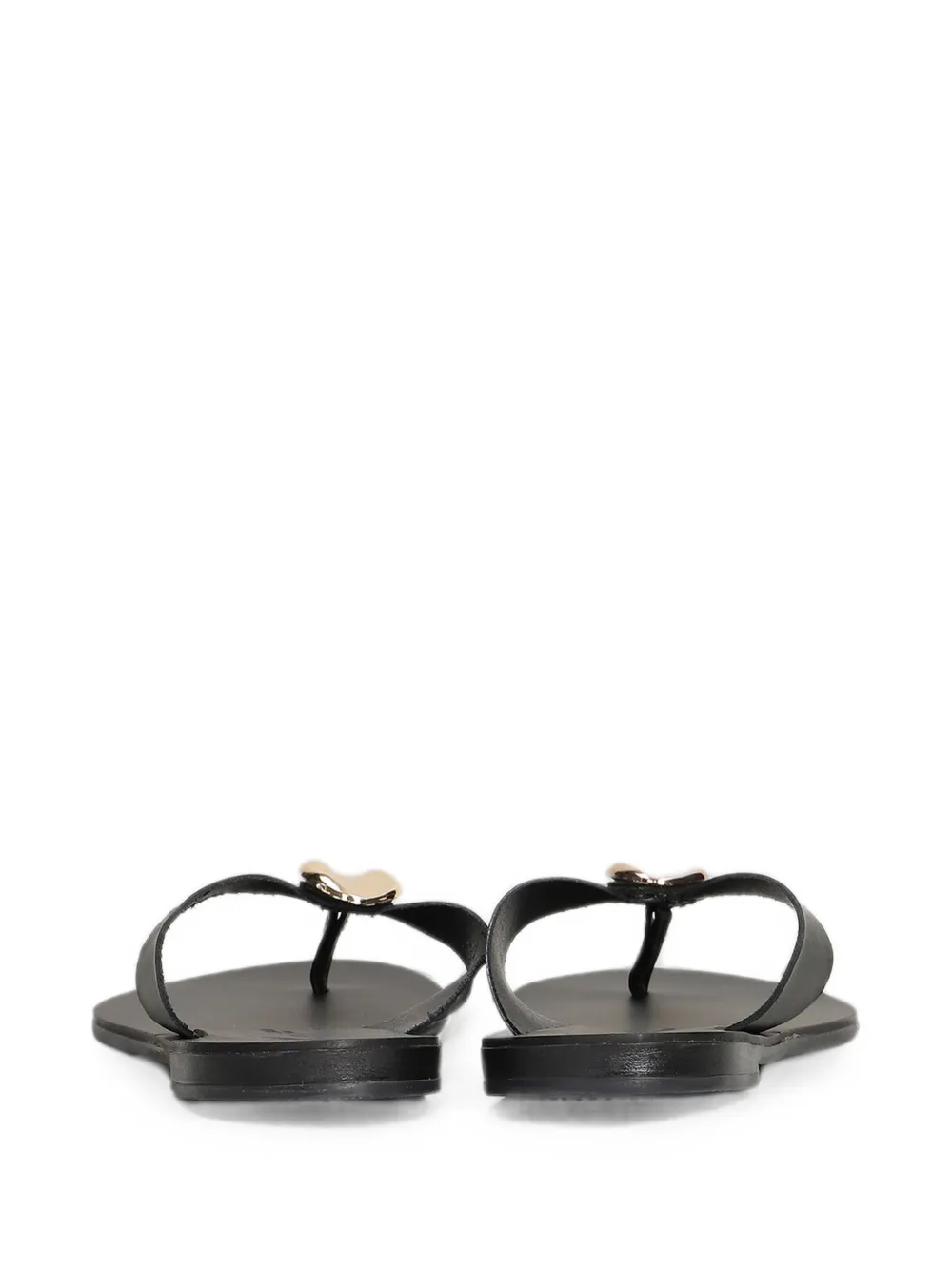 Nicolas Lainas embellished leather sandals Zwart