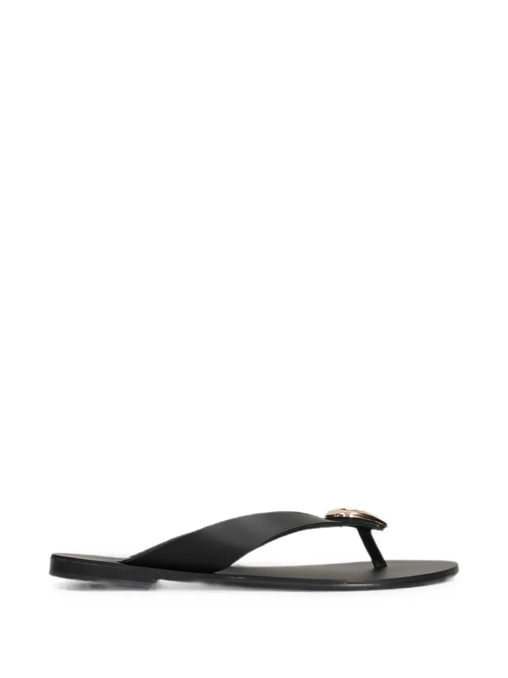 Nicolas Lainas embellished leather sandals Zwart