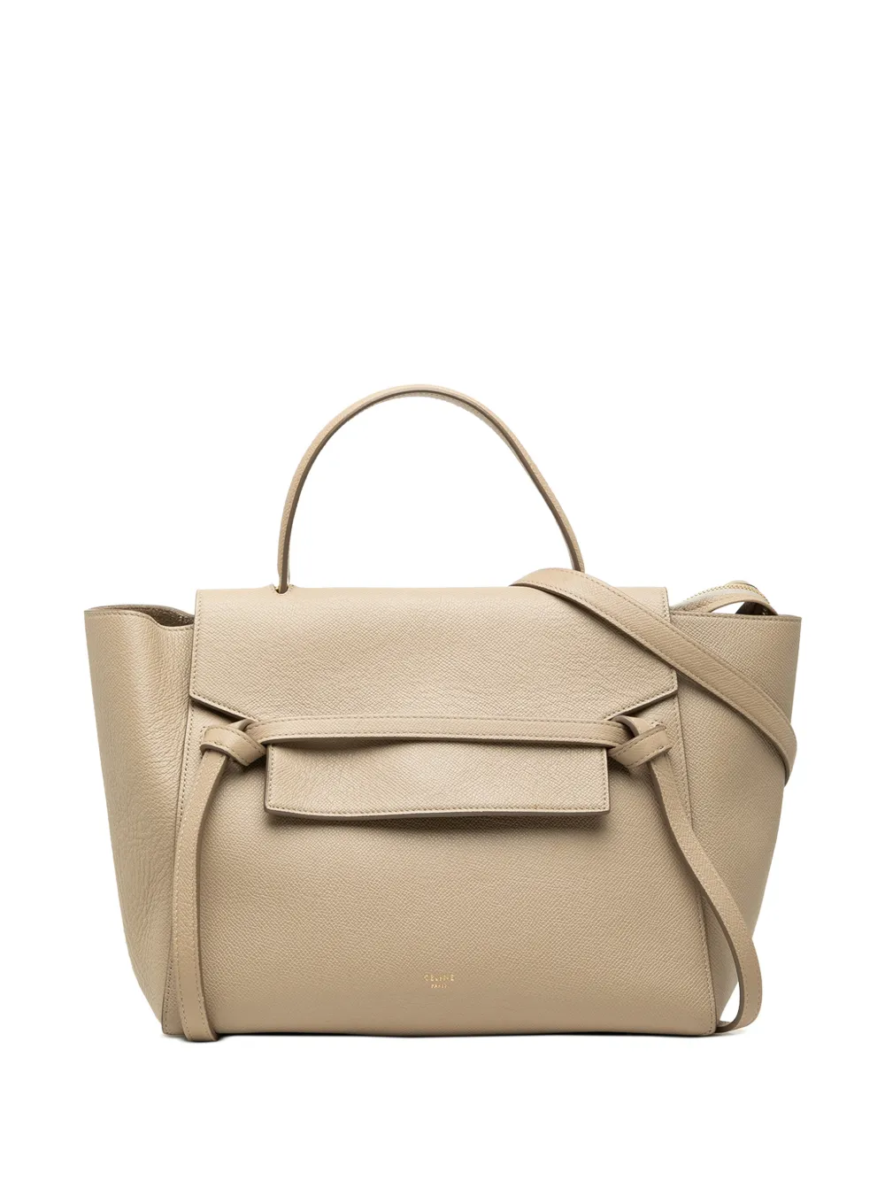 Celine Pre-Owned 2017 Mini Grained Calfskin Belt Bag satchel - Neutrals