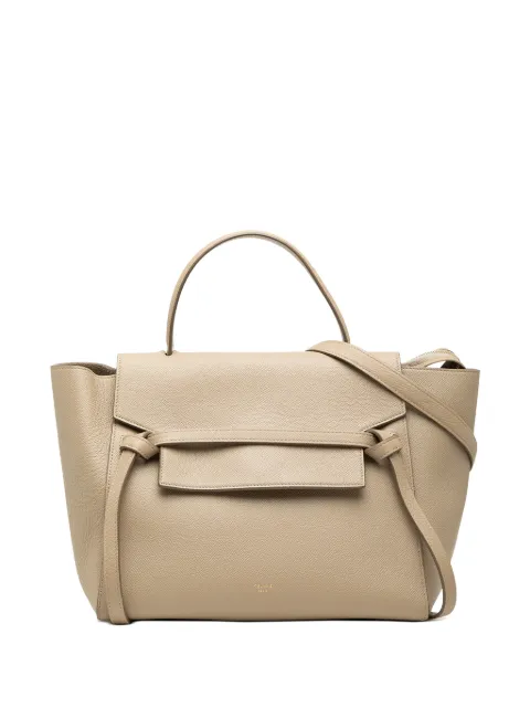 Celine Pre-Owned 2017 Mini Grained Calfskin Belt Bag satchel