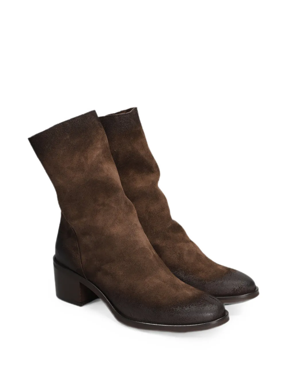 Metisse degradè-effect ankle boots Bruin
