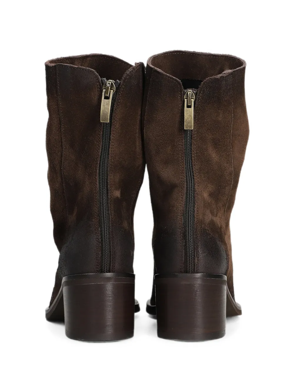 Metisse degradè-effect ankle boots Bruin