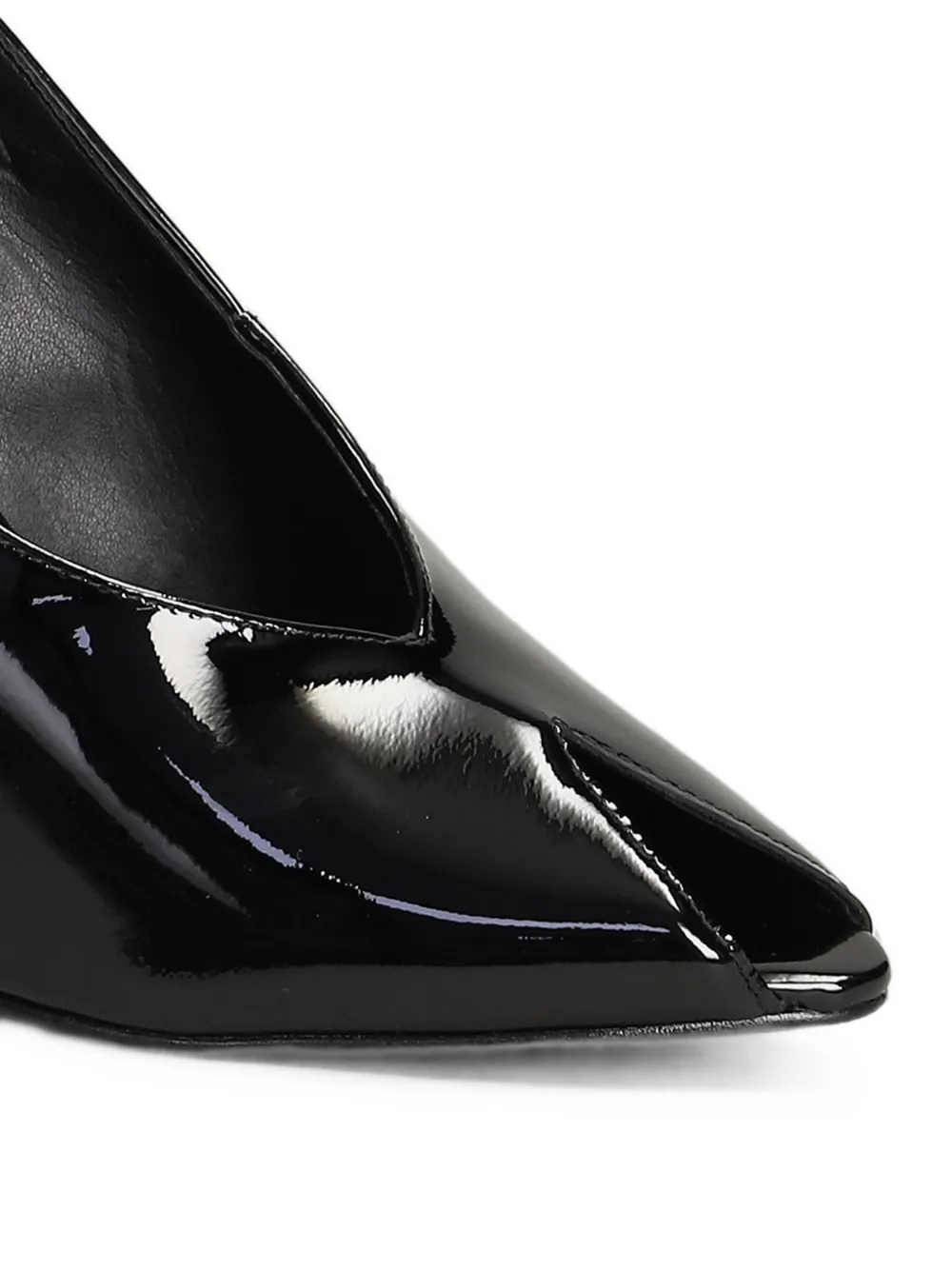 Schutz patent-leather ankle-strap pumps Zwart