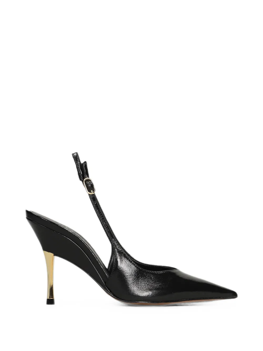 Arezzo Slingback Pointed-toe Pumps In Black