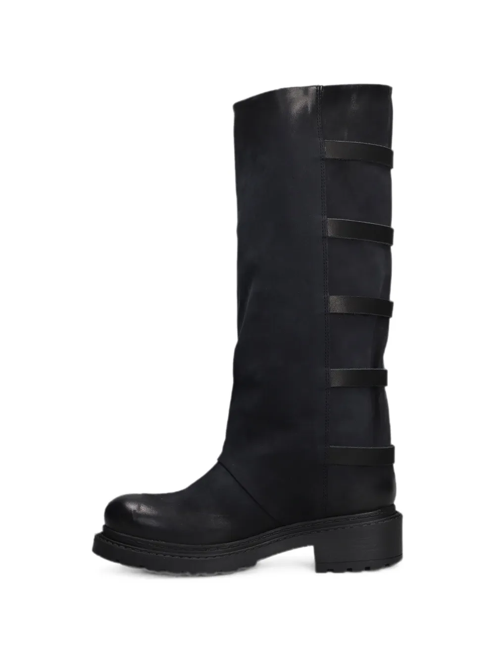 Metisse buckle-detail nubuck boots Zwart