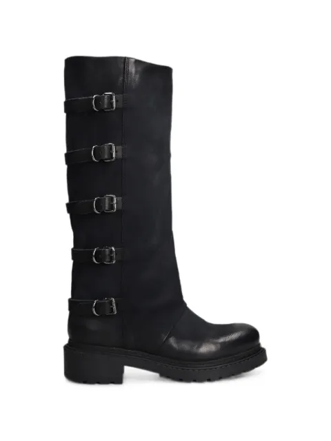 Metisse buckle-detail nubuck boots