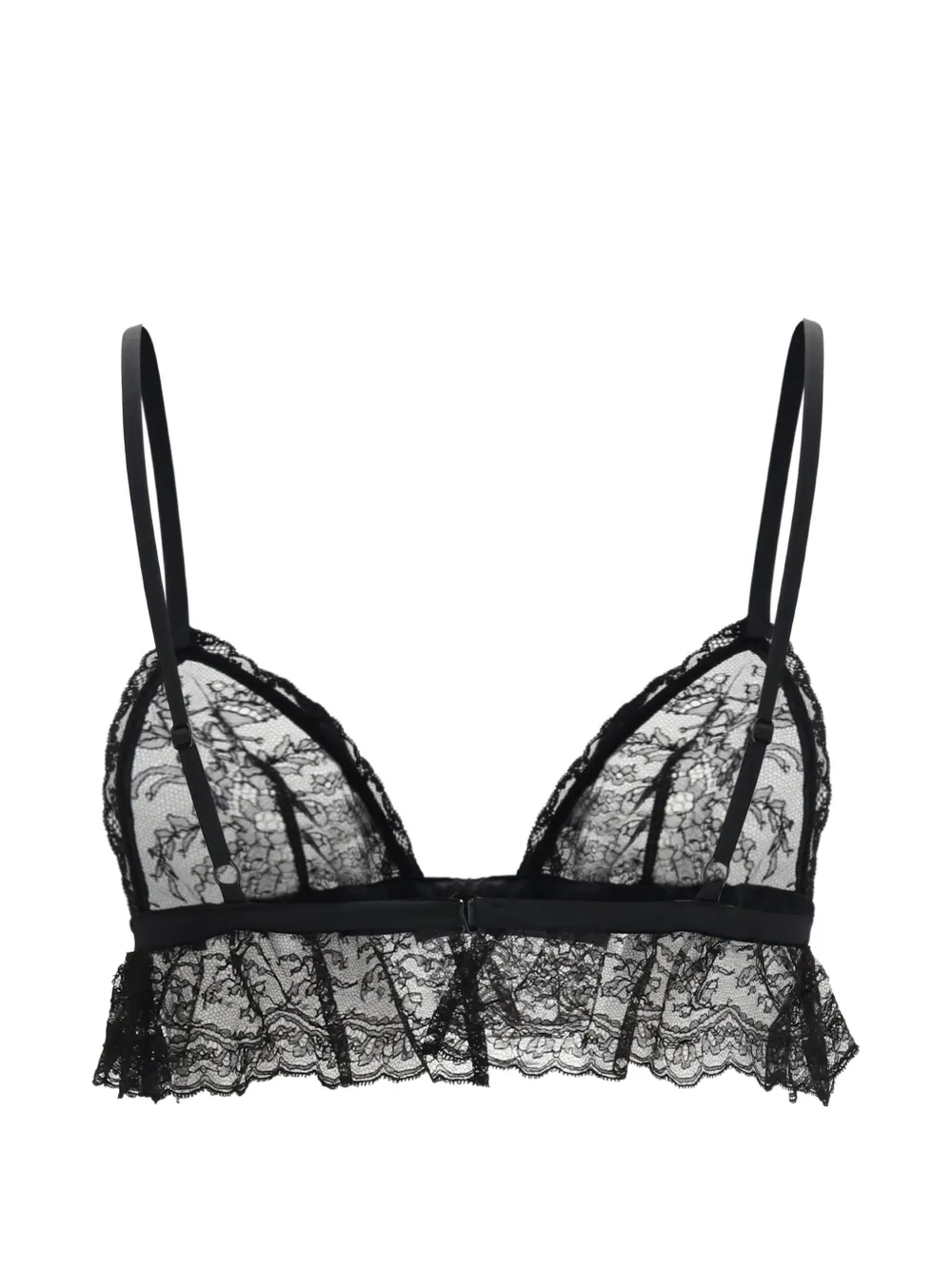 Dolce & Gabbana Bh met ruches en kant Zwart