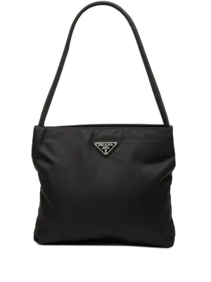 PRADA TESSUTO LUX アーカイブ 2000S ワンショルダーバッグ Prada Pre-Owned 2000-2013 Tessuto Handbag | Black | FARFETCH