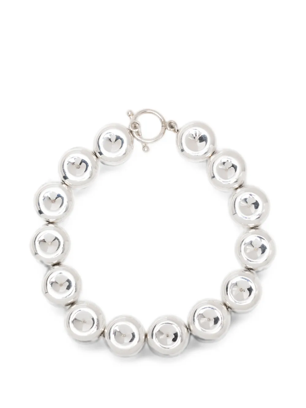 Uncommon Matters Bracciale Torus con cinturino a T - Argento