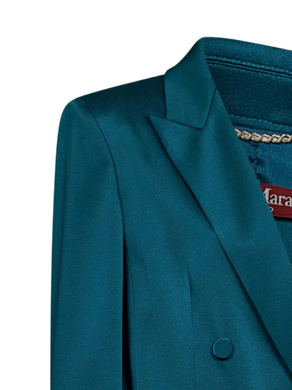Max Mara Satijnen blazer Groen