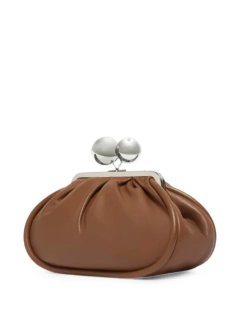 Weekend Max Mara bolso de mano Pasticcino mediano de piel con broche esférico