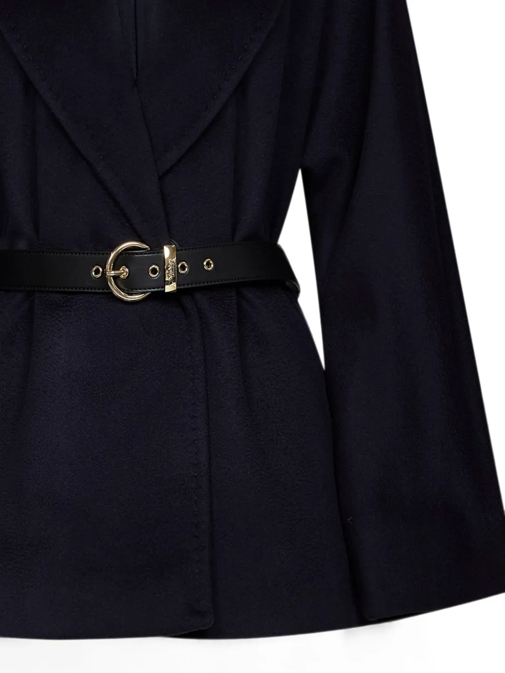 Max Mara Mantel met ceintuur Blauw