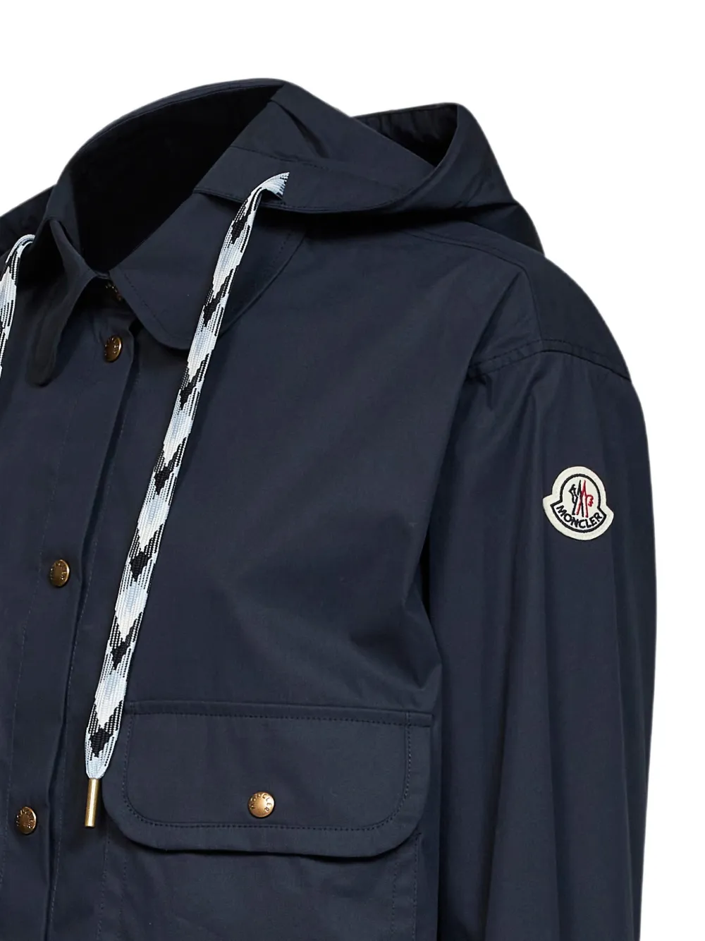 Moncler Jack met capuchon Blauw