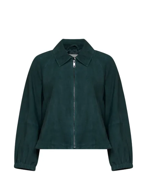 Weekend Max Mara zip-up leather jacket