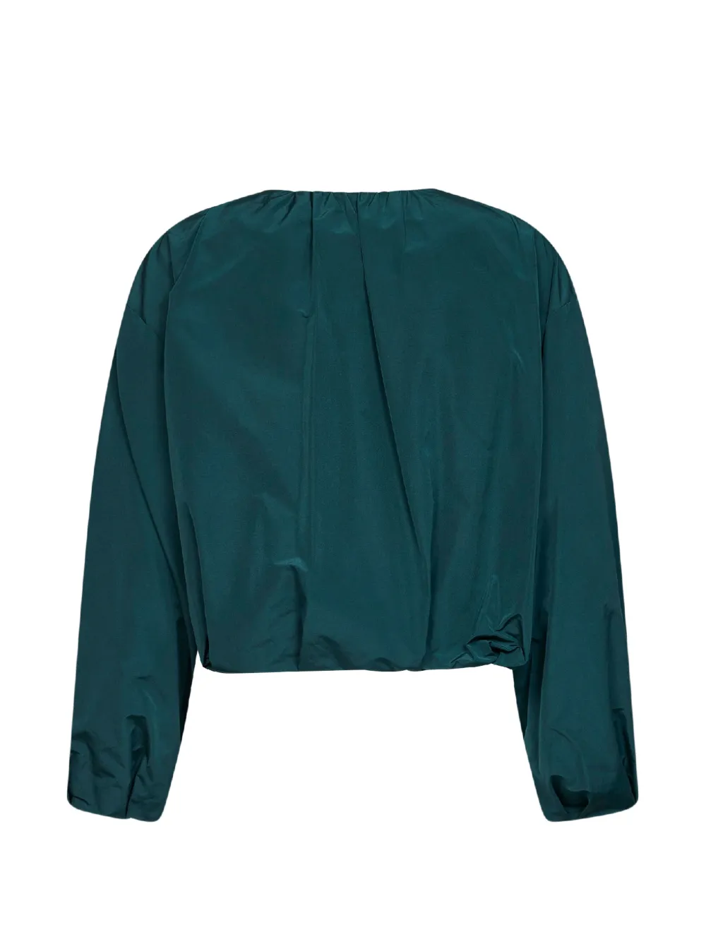 Weekend Max Mara Jack met gesmockte zoom en rits Groen