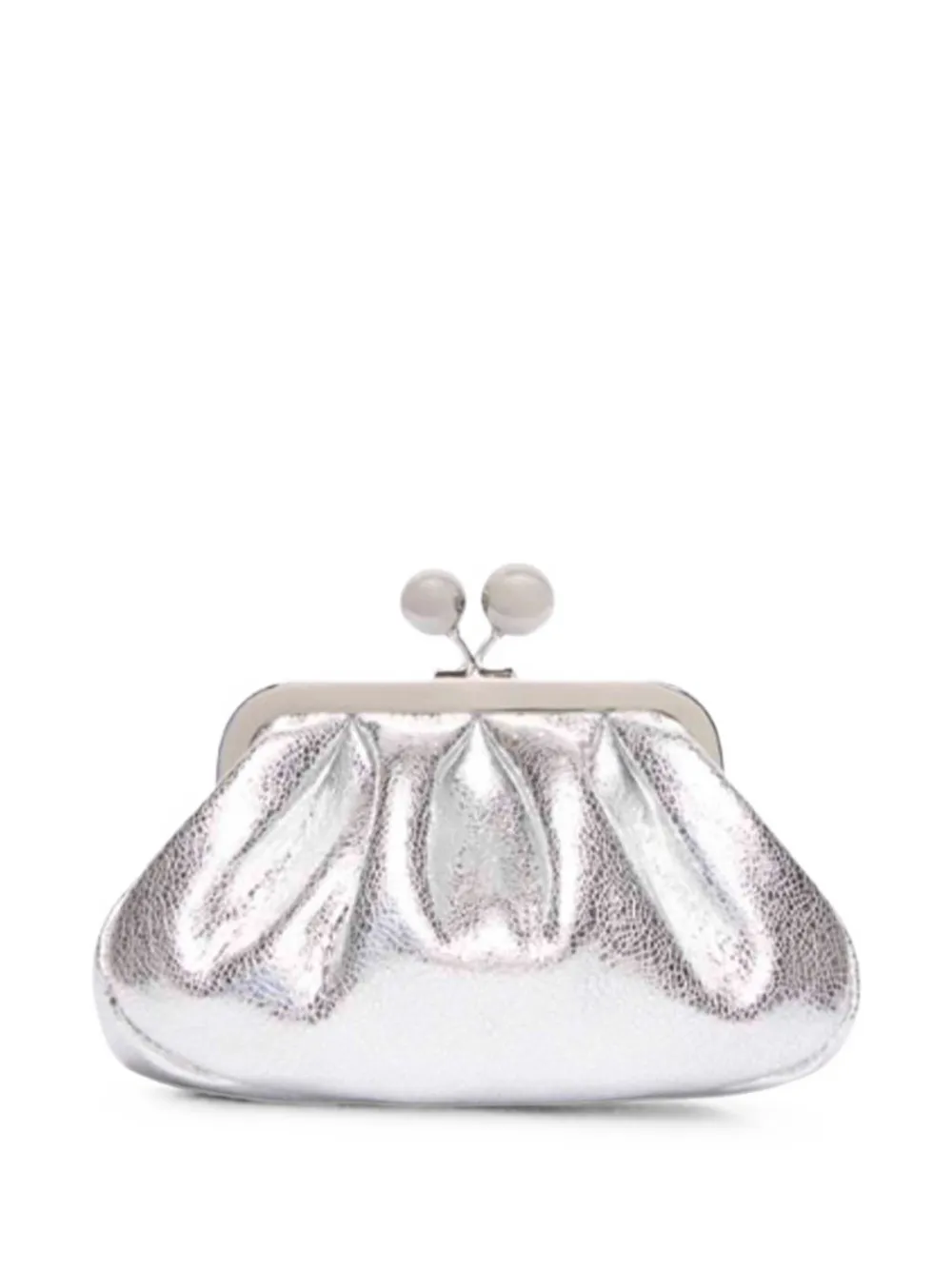 Weekend Max Mara petite pochette Pasticcino à effet craquelé - Argent Weekend Max Mara petite pochette Pasticcino à effet craquelé - Argent