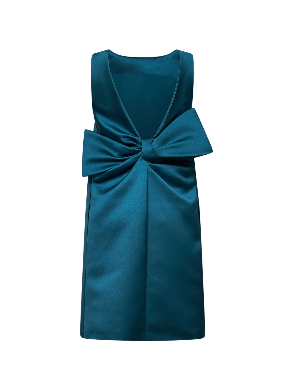 Max Mara bow-detail sleeveless mini dress - Blue