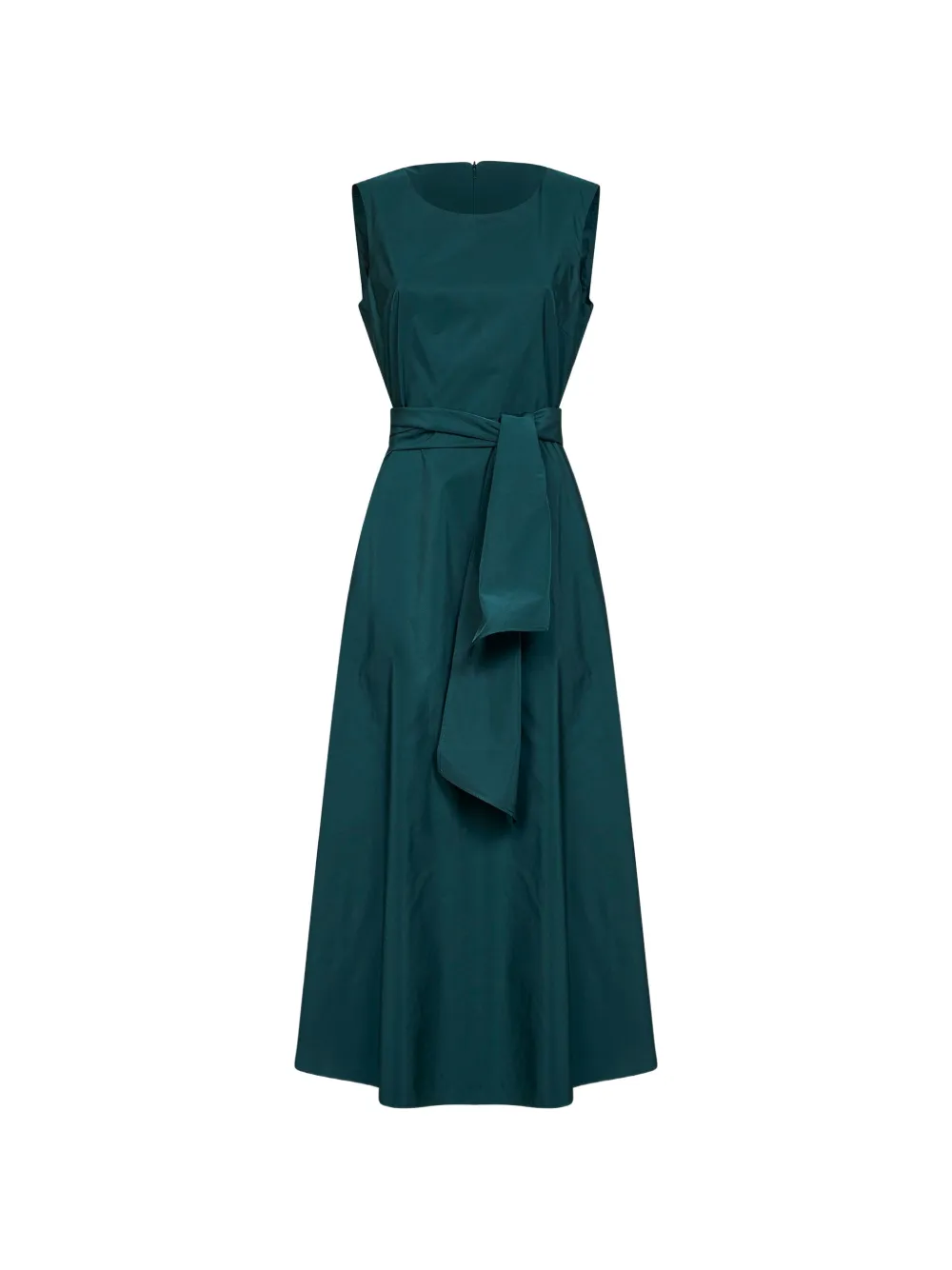 Weekend Max Mara belted sleeveless midi dress - Verde