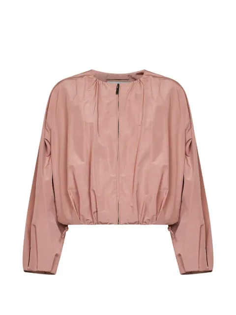 Weekend Max Mara gathered zip-up jacket