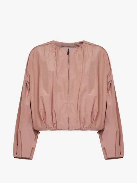 Weekend Max Mara gathered zip-up jacket