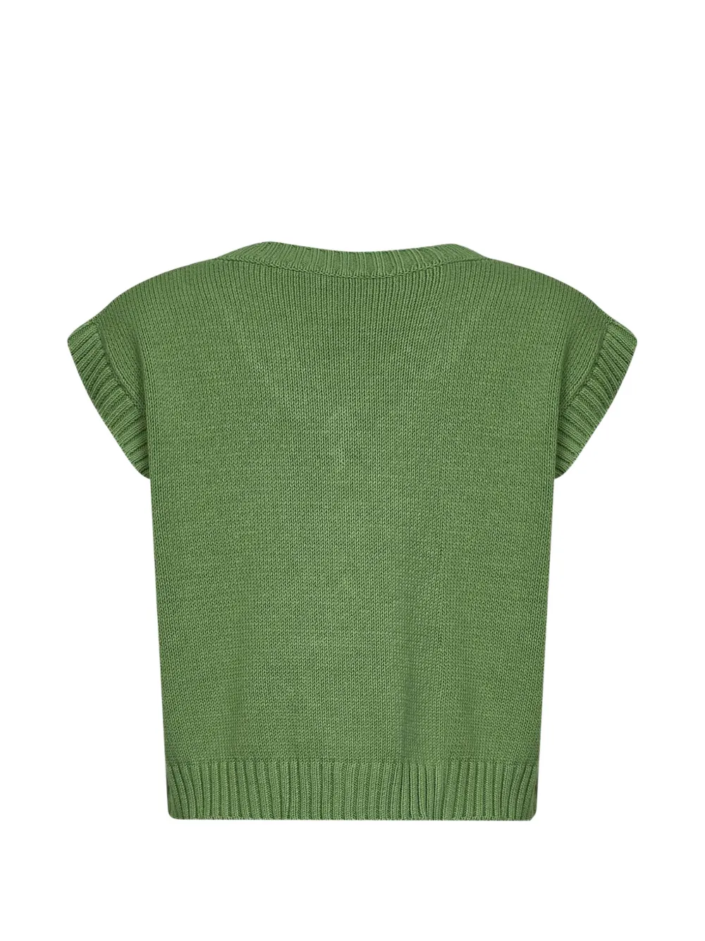 Weekend Max Mara Trui met bloemen-intarsia Groen