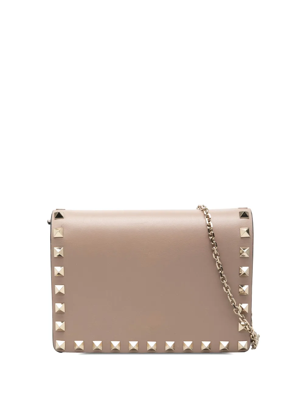 Valentino Garavani Pre-Owned Borsa a tracolla Rockstud in pelle con catena 2000-2017 - Rosa