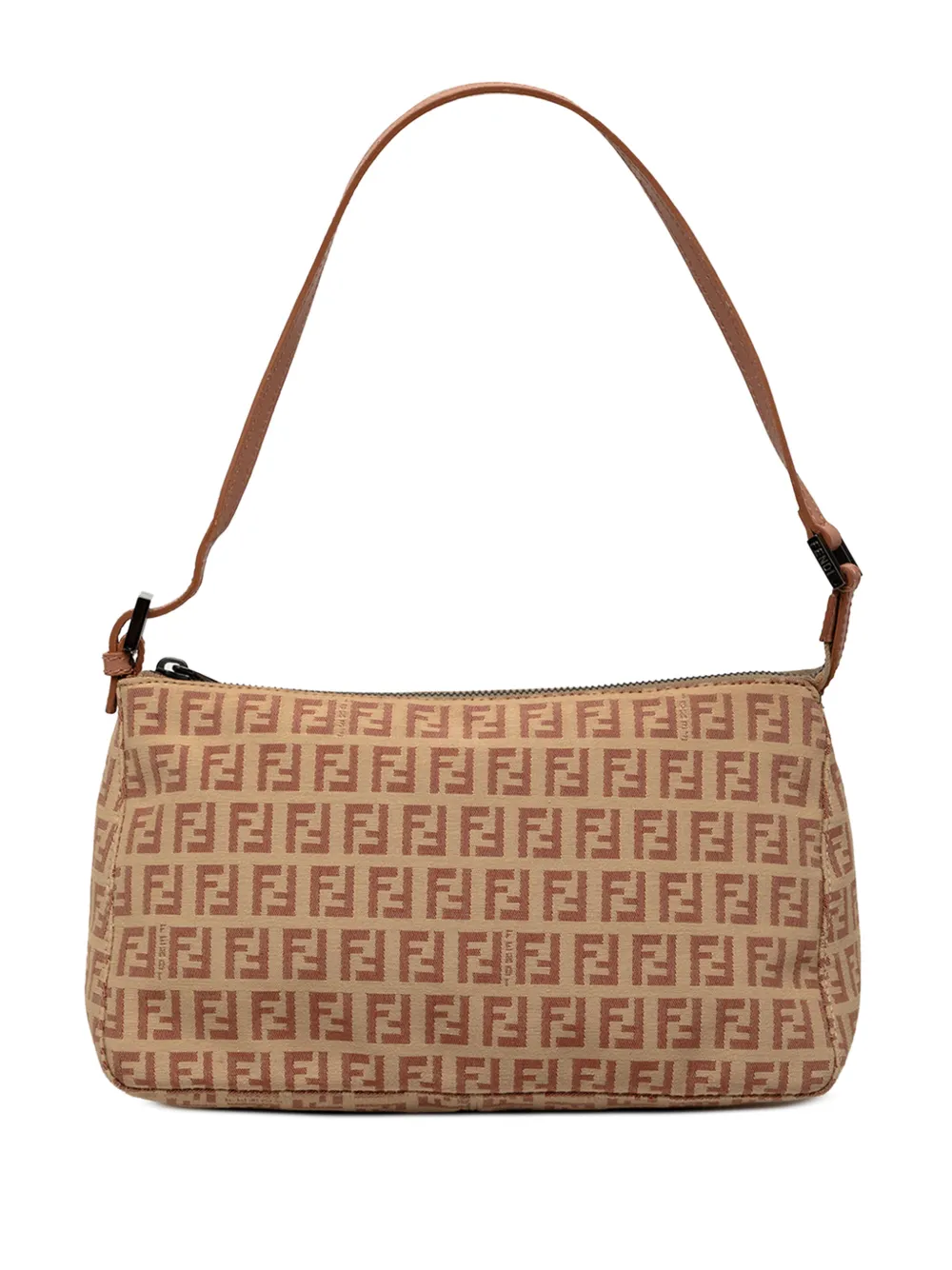 Fendi Pre-Owned 2000-2010 Zucchino Canvas Pochette shoulder bag - Neutrals