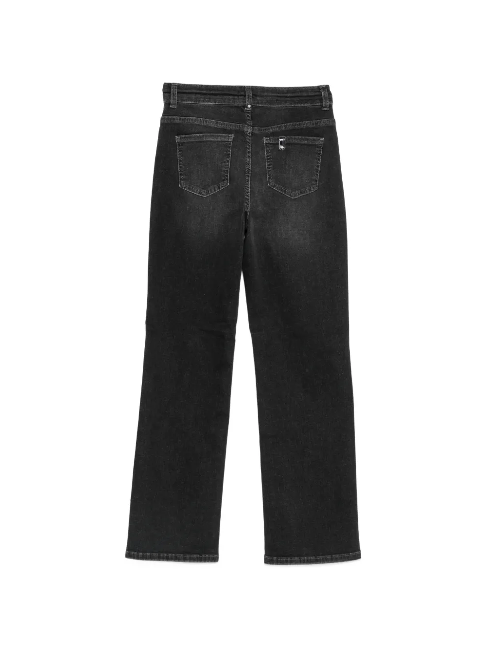 Liu Jo Kids Jeans met vervaagd effect Zwart