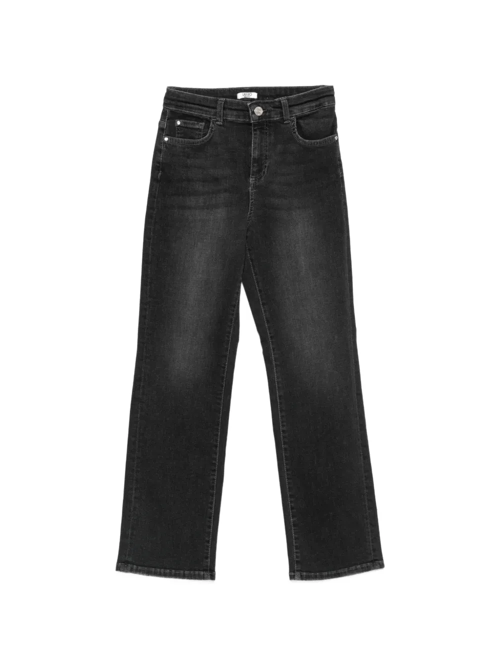 Liu Jo Kids Jeans con effetto schiarito - Nero