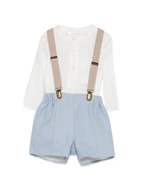 Mayoral elasticated-waistband shirt and shorts set