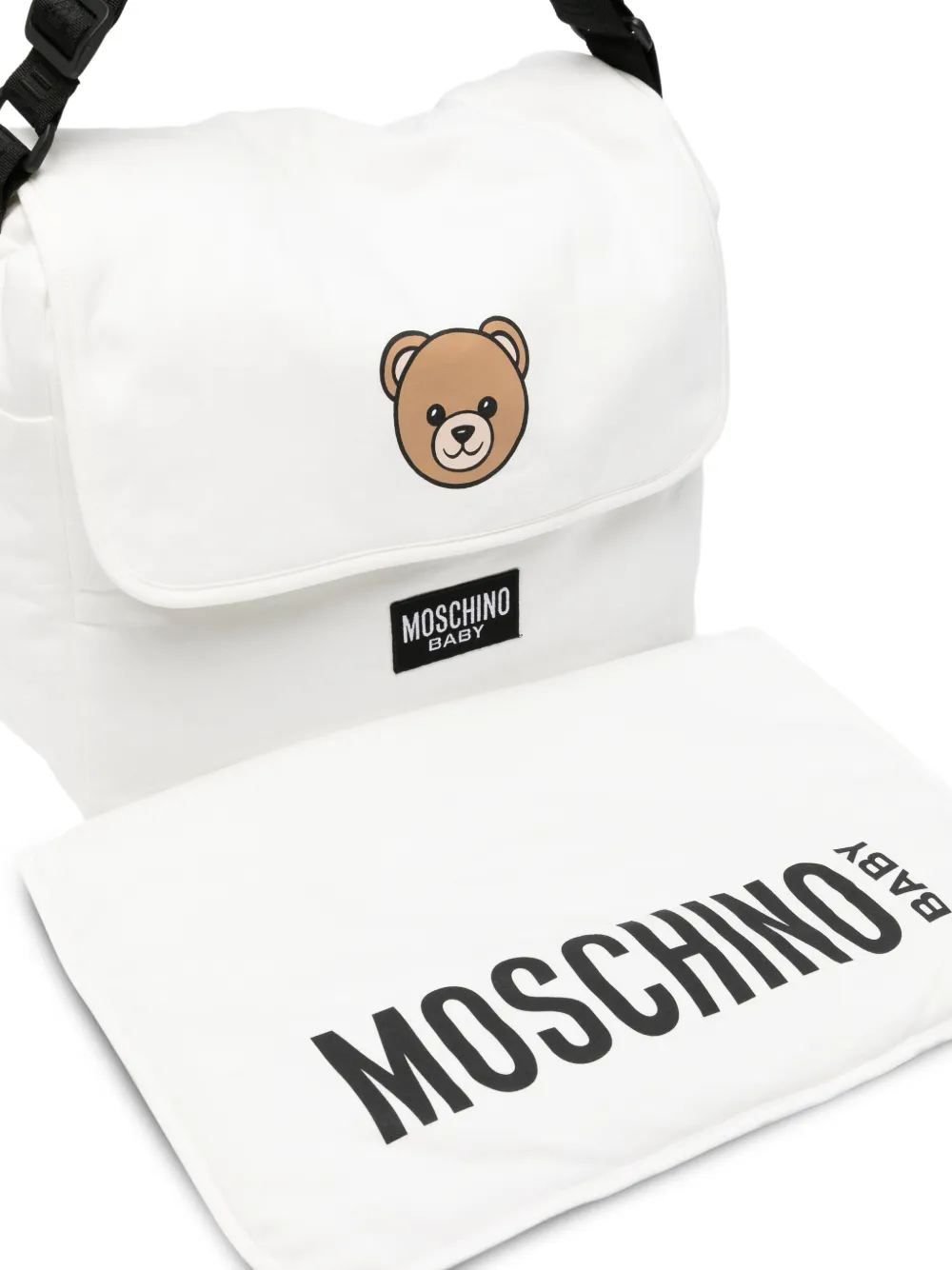 Moschino Kids Teddy Bear shoulder bag Wit