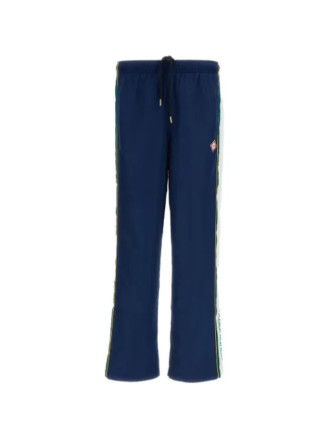 Casablanca logo-patch side-stripe track pants