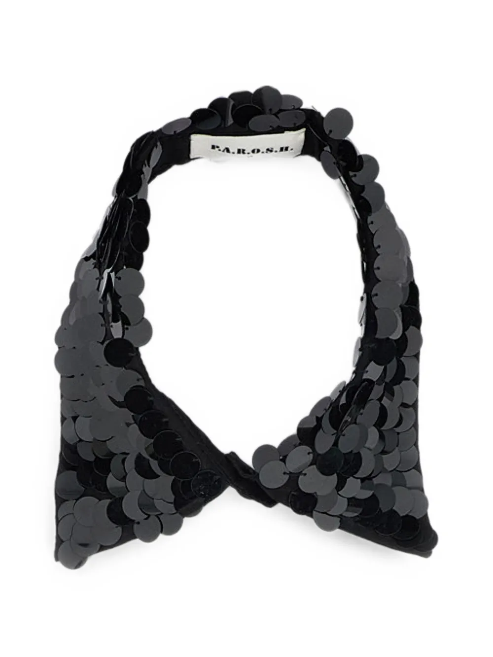 P.A.R.O.S.H. sequin-embellished collar - Nero