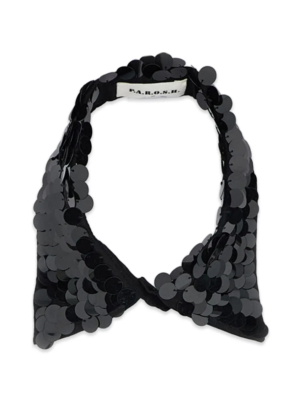 P.A.R.O.S.H. sequin-embellished collar - Nero