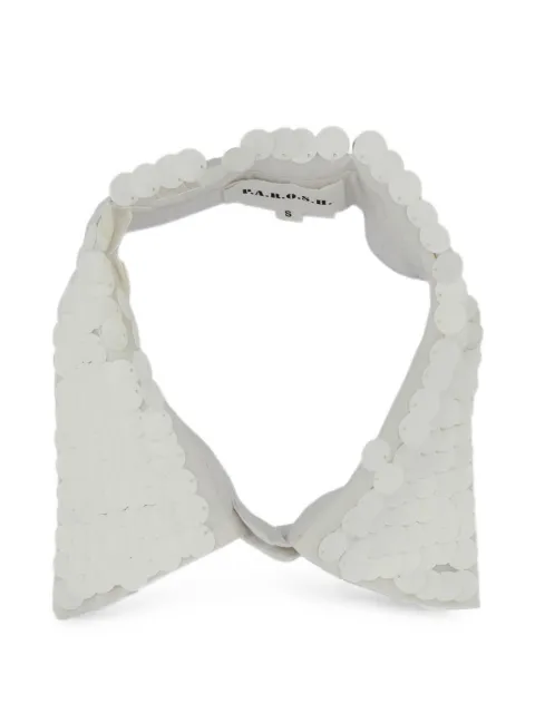 P.A.R.O.S.H. sequin-embellished collar