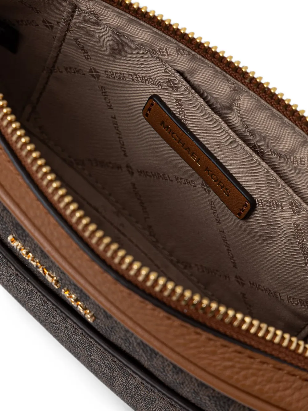 Michael Kors logo-print shoulder bag Bruin