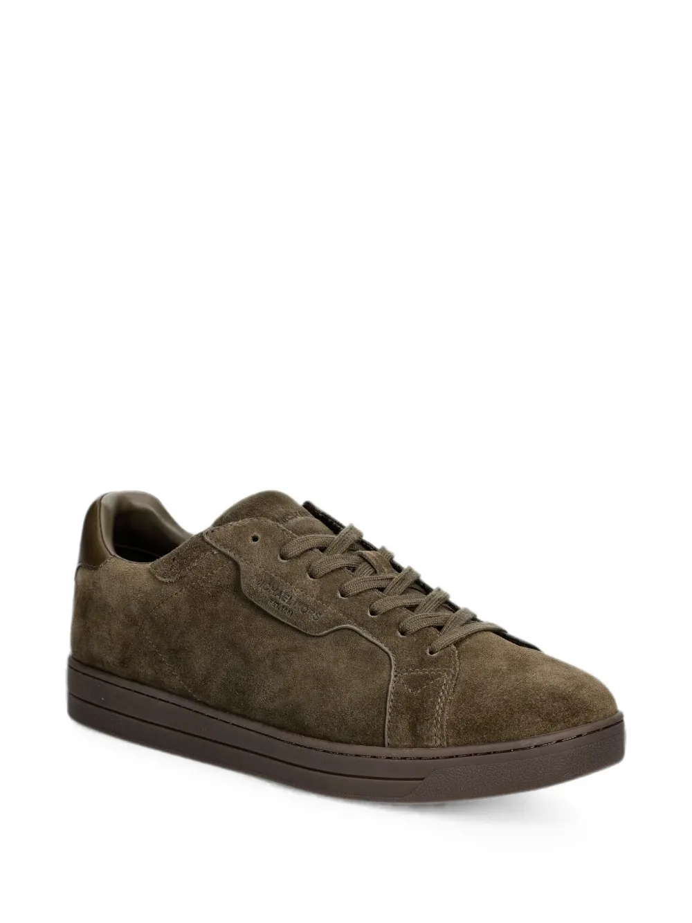 Michael Kors logo-detail leather sneakers Groen