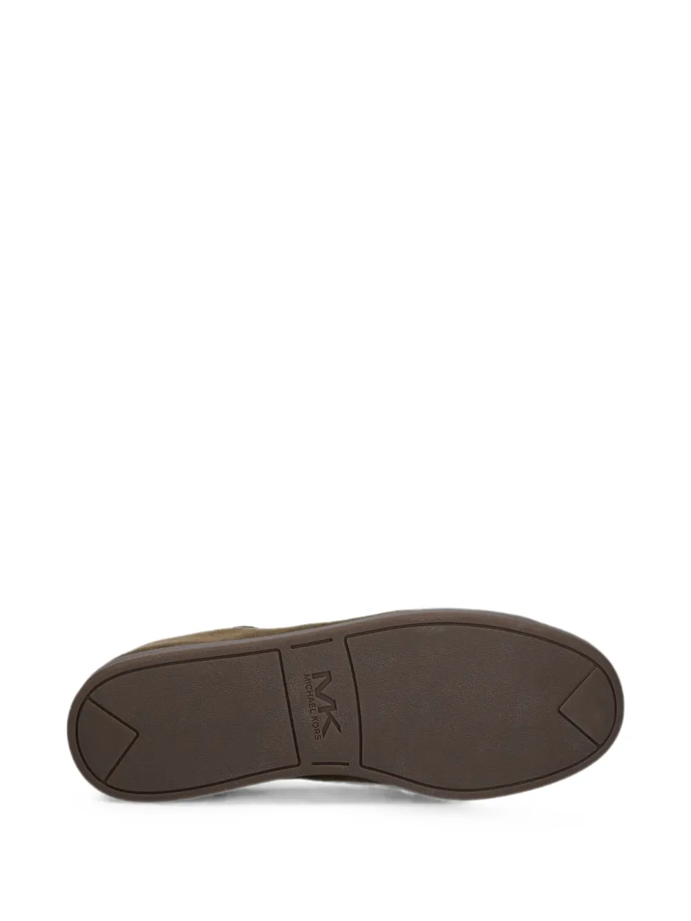 Michael Kors logo-detail leather sneakers Groen